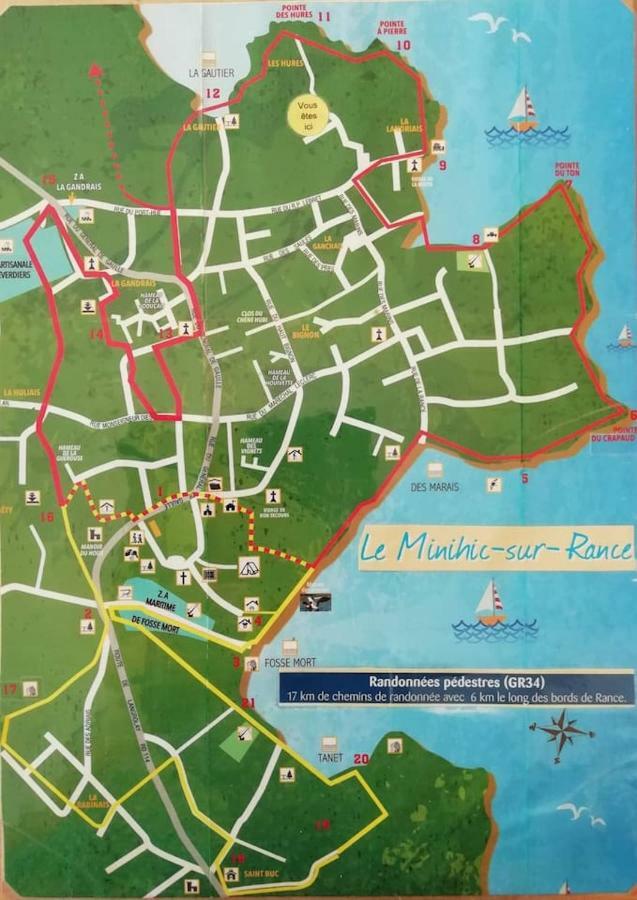 Les Rochettes - Pensez à apporter vos draps ! Villa Le Minihic-sur-Rance Esterno foto